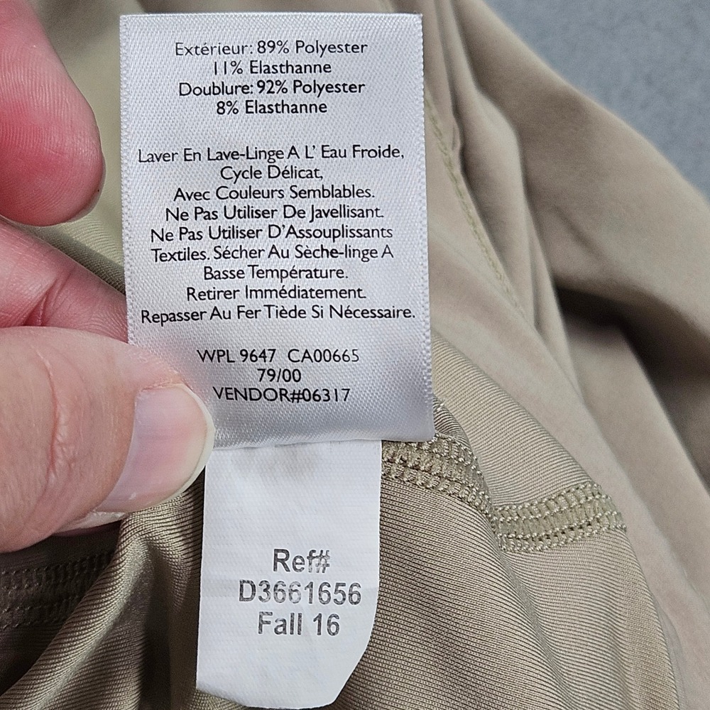 Eddie Bauer Womens Beige Cargo Hiking 
Skort Size 14 Stretch Active Outdoor 5910 - Picture 9 of 11